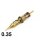 Kwadron Cartridge System – Round Shader 0.30 Long Taper Cartridges 20 Stk. 05 RS
