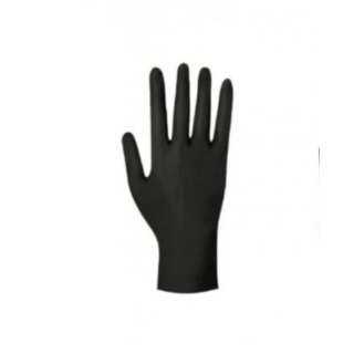 100 Stk. Latex Einweghandschuhe Schwarz S 10 Boxen (15% Rabatt)
