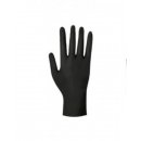 100 Stk. Latex Einweghandschuhe Schwarz S Einzelne Box