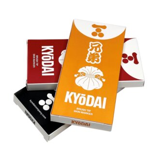 Pack of 5 Kyōdai Soft Tip Golden Yellow