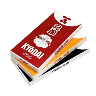 Packung mit 5 Kyōdai Firm Tip Pinselstiften Golden Yellow