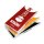 Packung mit 5 Kyōdai Firm Tip Pinselstiften Golden Yellow