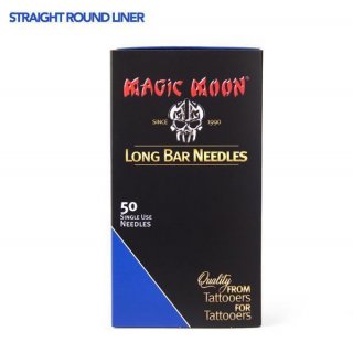 Straight Round Liner Needles Medium Taper 0,35mm