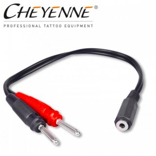 Cheyenne Adapter-Kabel: 4mm Bananen-Stecker auf 3,5mm Klinkenbuchse