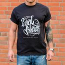 Coal Black T-Shirt (schwarz) Front Print